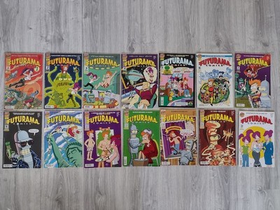 Futurama Comics 1 bis 9, 12 bis 15 und 28