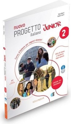 Buch - Neues italienisches Projekt Junior 2 Ausgabe für Lehrer (+ CD + DVD VID