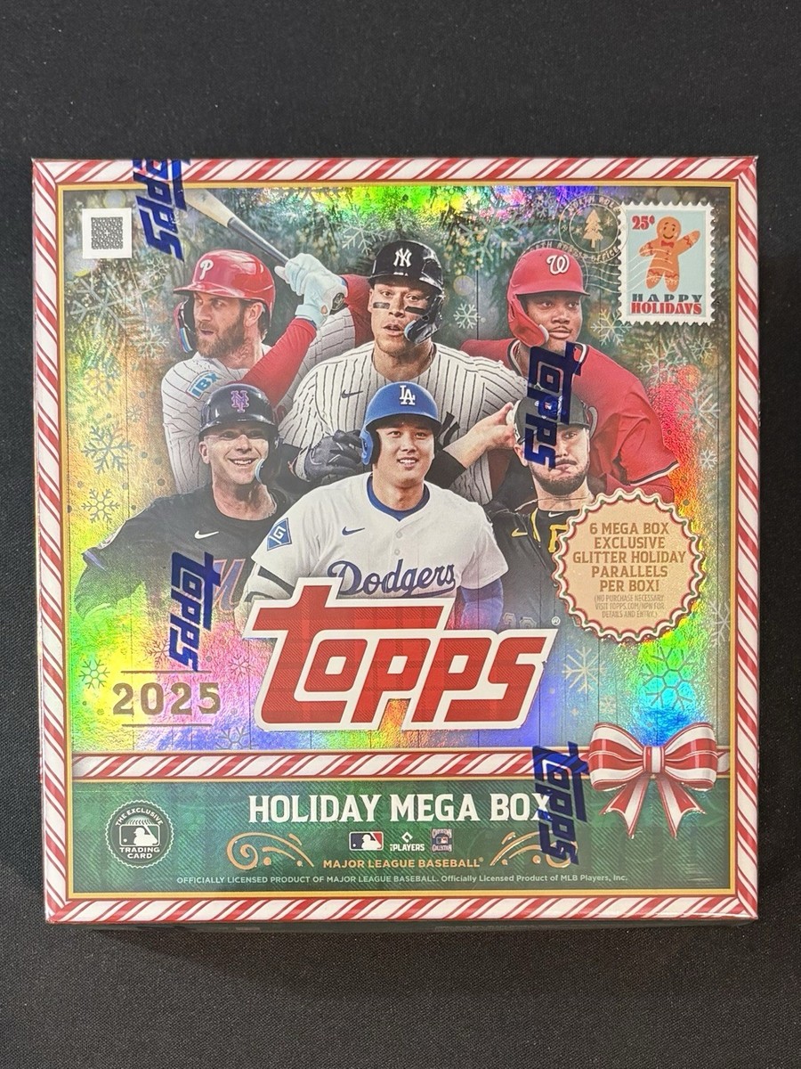 2025 Topps Holiday Baseball Mega Box!! Factory Sealed MLB Box | eBay