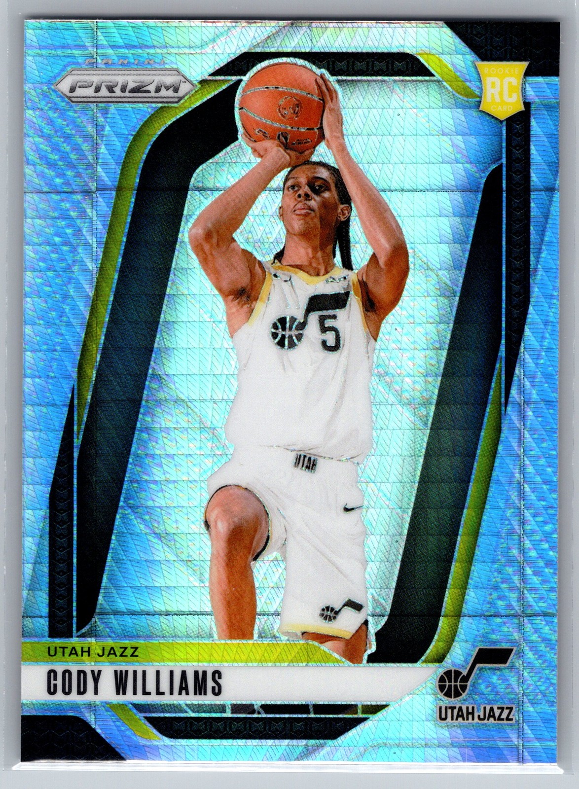 2024 Prizm Cody Williams Rookie Hyper #232 Utah Jazz