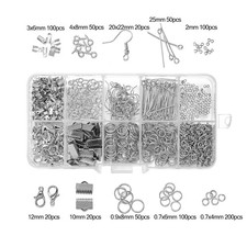 710Pcs Jewellery Making Kit Findings Tools DIY Necklace Repair Tools
