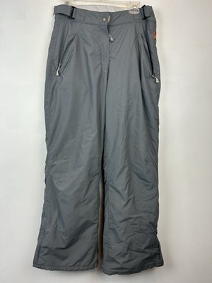 Firefly Ski Pants Mens Medium Vapor Grey Adjustable Waist Zip Pockets Snowboard