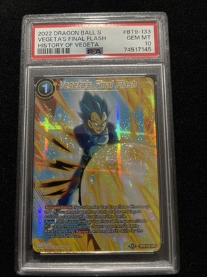 2022 DRAGON BALL SUPER CARD GAME #BT9-133 VEGETA'S FINAL FLASH | eBay