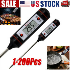 Instant Read Digital Meat Thermometer BBQ Grill Smoker For Kitchen Food Cooking
