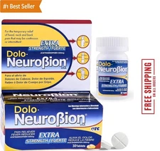 Dolo Neurobion 30 Tablets - Pain Reliever, Fever Reducer, Extra Strength, Fuerte