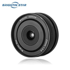 Brightin Star 23mm F5.6 Full Frame Wide Angle Prime Lens for Sony Nikon Cameras
