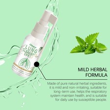 Lung Cleansing Herbal Spray For Relieve Respiratory Discomfort Clear Mucus 30ml
