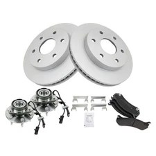TRQ BKA43990 Disc Brake Kit For Chevy Silverado 1500 Classic 2007 Front 15112382