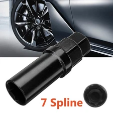 7 Spline Drive Tuner Lug Socket Wheel Nut Tuner Locking Key Removal Tool
