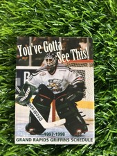 RS20 Grand Rapids Griffins 1997/98 Minor Hockey Pocket Schedule - BankWest