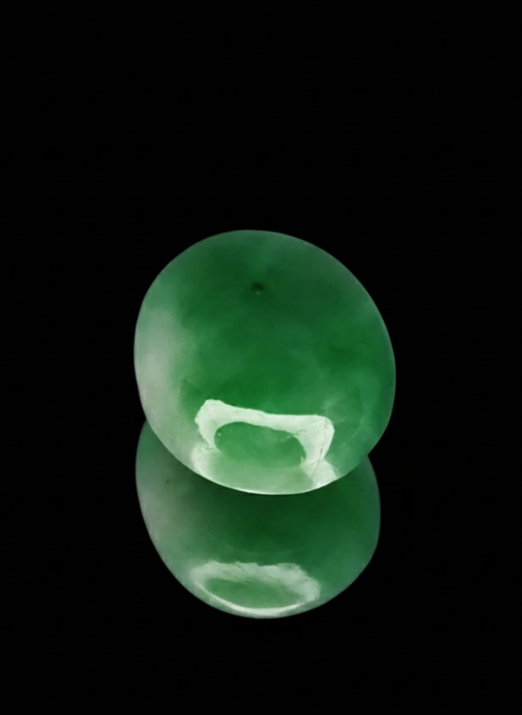 Jade Vert Naturel Du Myanmar - 2,88 Carats, Non Traité, Pierre Précieuse Brute, Collection, Rare