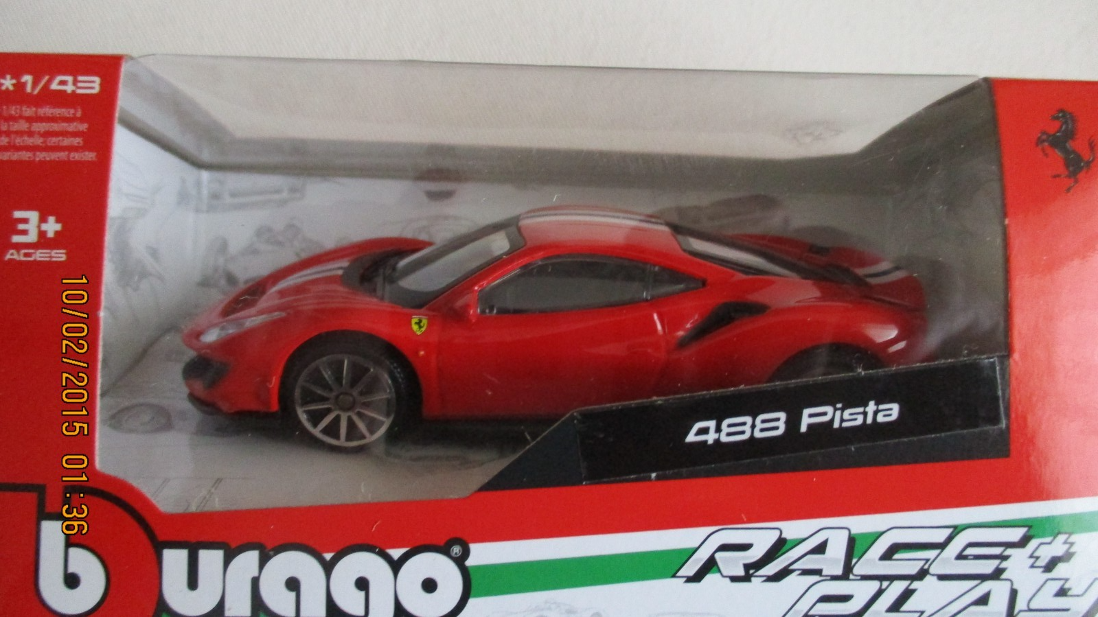 Burago Modèle Réduit Ferrari FXX K 1/43 Avec Boîte Rouge - Image 8