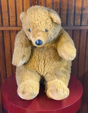 24" teddy bear unmarked PLUSH soft fur STUFFED ANIMAL