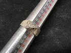 Vintage Unique Band Sterling Silver Modernist Ring Size 7