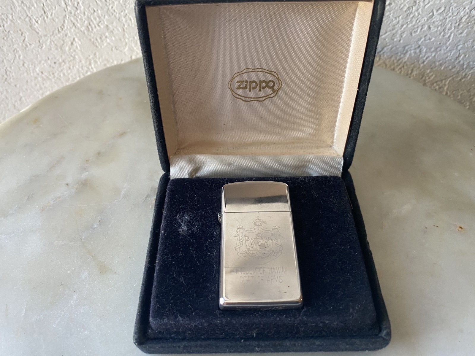 Vintage Sterling Silver Slim Zippo