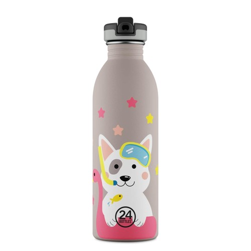 Kids Trinkflasche Kinder mit Strohhalm 500