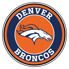 Denver Broncos Logo #2 Football Sticker Waterproof Vinyl Decal Die-Cut Car