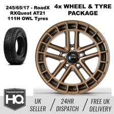 VW Transporter T5T6 Navis MAC-AT Bronze Alloy Wheels & Tyres 245/65/17