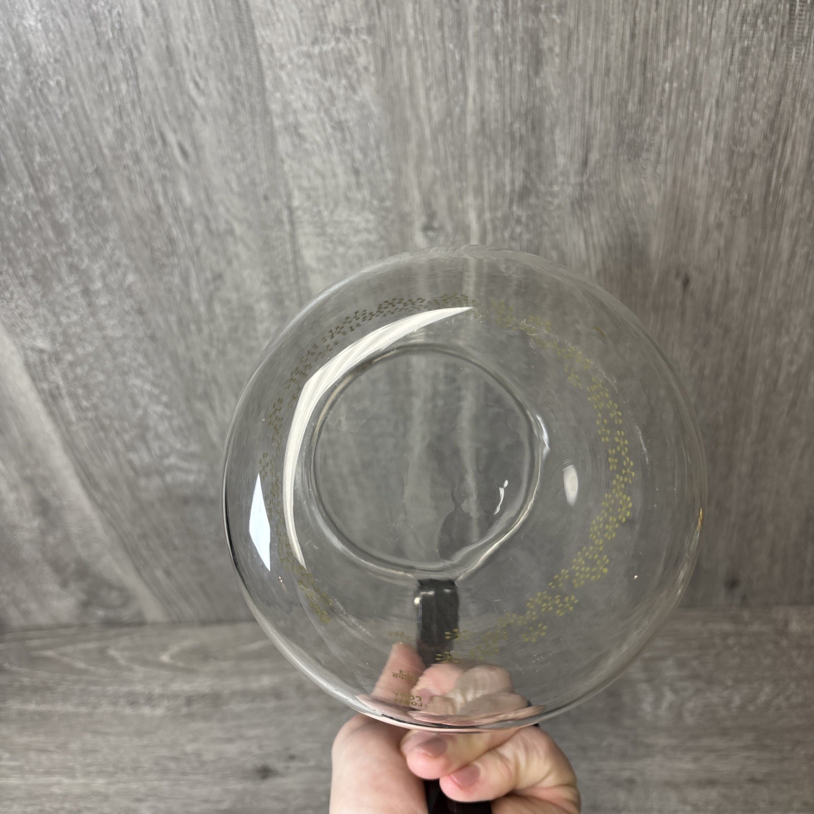 Cory Atomic Stars Glass Coffee Pot Percolator 5 Cup w/ Insert Vintage MCM