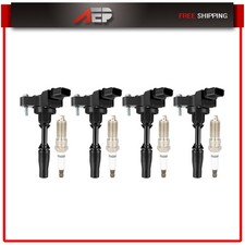 Ignition Coils & Spark Plugs For Buick LaCrosse Envision Cadillac Chevy Camaro