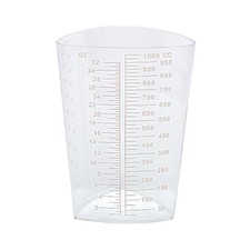 Oakridge Products Graduated Beaker 1000 mL (32 oz.) Polypropylene Without