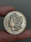 1880- O Morgan Silver Dollar AU Toned #1