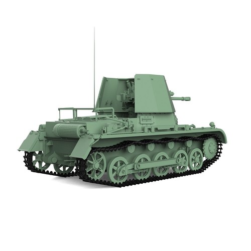 MRY-SFW 1/200 Military Model Kit German Panzerj?ger I 47mm Tank Destroyer - Picture 2 of 4