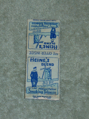 CIRCA 1930's MATCHBOOK COVER: 
