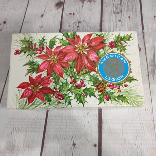 23 VTG American Legion Christmas Cards Assorted in Orig American Legion Box USA 
