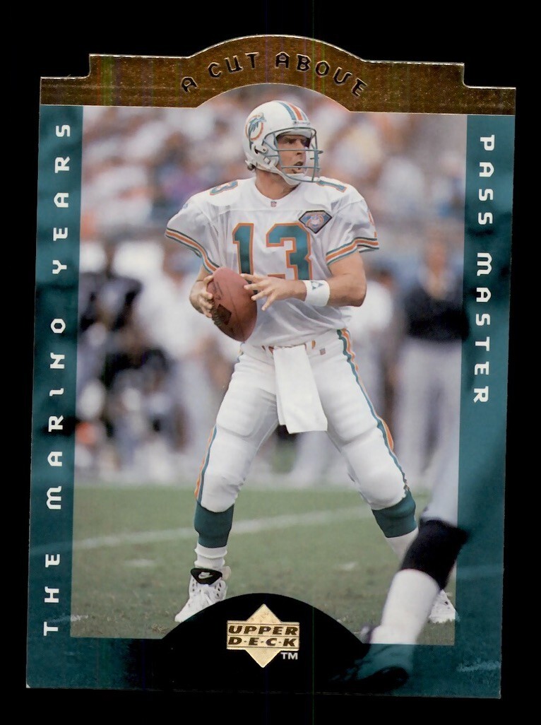 1996 UD COLLECTOR'S CHOICE A CUT ABOVE #CA3 DAN MARINO DIE-CUT MIAMI DOLPHINS