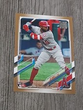 JO  ADELL 2021 TOPPS GOLD PAPER ROOKIE CARD.#1540/2021. ANGELS.