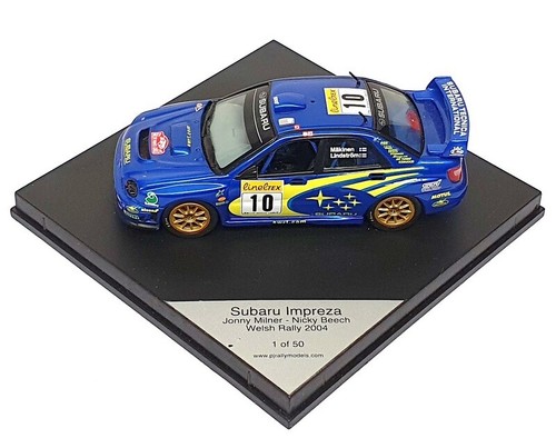 PJ Rally Models 1/43 Scale PJR10 - Subaru Impreza #10 Welsh Rally 2004 - Blue - Picture 4 of 5