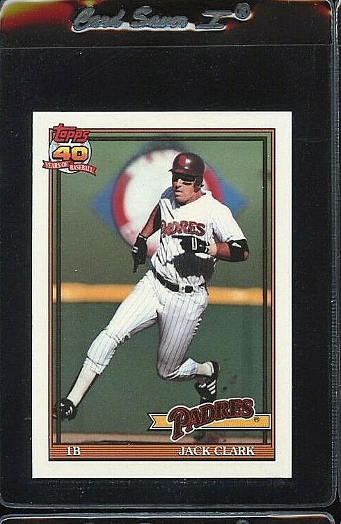 1991 TOPPS TIFFANY #650 JACK CLARK SAN DIEGO PADRES 