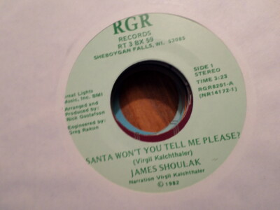 RGR 45 RECORD/LISA LE MAHIEU/LETS PUT CHRIST BACK INTO CHRISTMAS/SANTA WON'T 