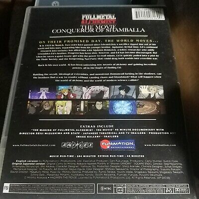 Full Metal Alchemist: The Movie - Conqueror of Shamballa DVD  Anime-Funimation