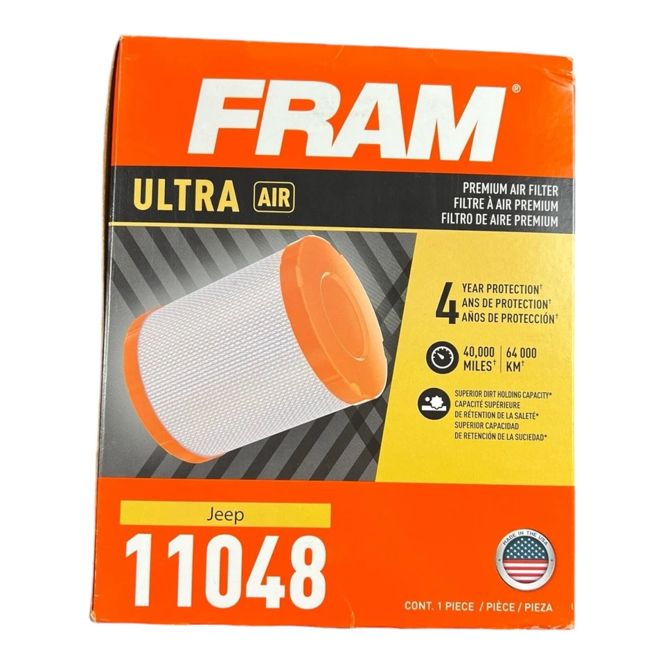 Filtro de aire de motor premium FRAM Ultra Air XGA11048 para Jeep seleccionado Foto 4 de 4