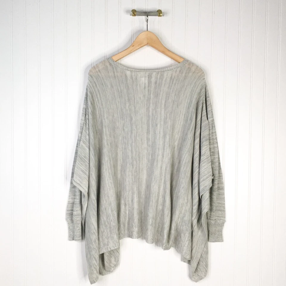 Suéter Pullover Converse One Star Para Mujer Gris Manga Larga Ranura Redonda Acrílico XS Foto 2 de 4