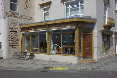 Foto 12x8 Kaffee Ecke Cafe Bognor Regis angebracht an der geschlossenen Royal Ho c2017