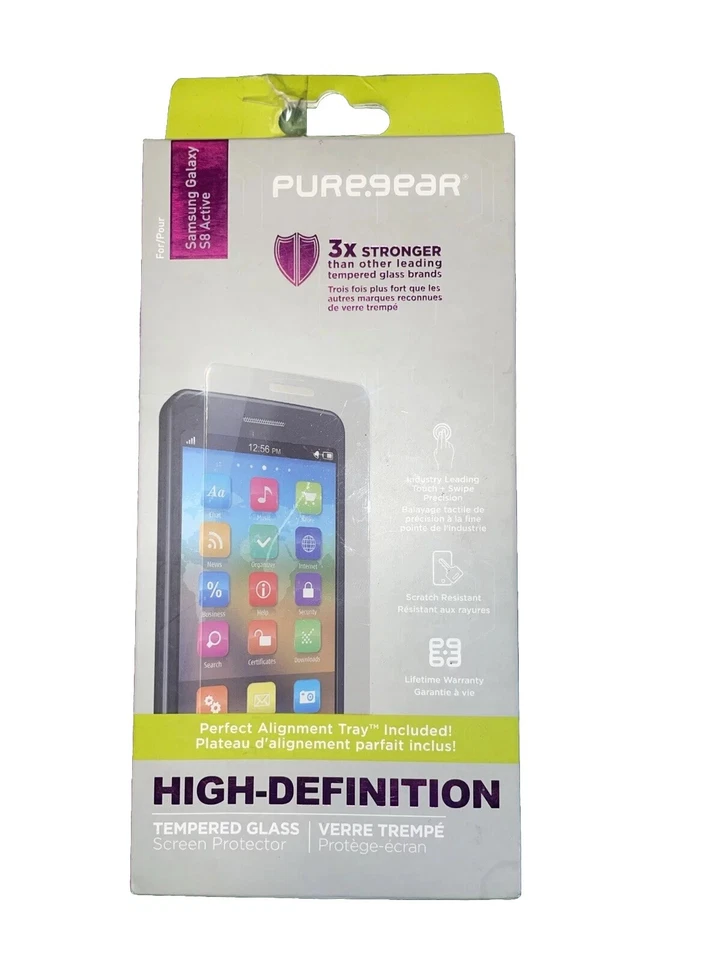 Protector Pantalla Cristal Templado Activo PUREGEAR Samsung Galaxy S8 Foto 2 de 3