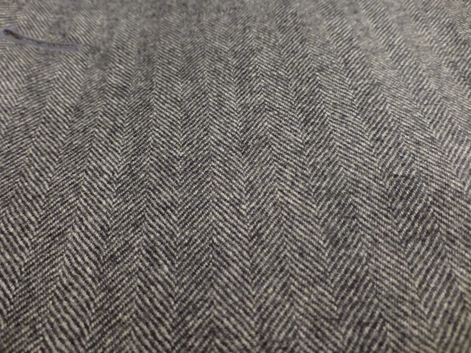 Blazer Brunello Cucinelli 56/46 Cachemira Gris Espiga Chaqueta Abrigo Deportivo Foto 4 de 4