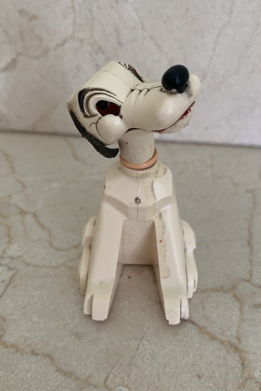 Vintage 1954 “Pluto” Dog Ralston Chex Cereal Pet Parade Magnetic Bobble Toy 