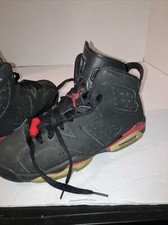 Nike Air Jordan Retro 6 Black Infrared GS Youth Size 5.5Y 384665-060 Kids