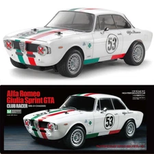 Tamiya 58732-60A 1/10 RC Alfa Romeo Giulia Sprint GTA MB-01 Club Racer Kit