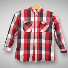 M. Fine & Sons Flannel Shirt Mens Large Tall ...
