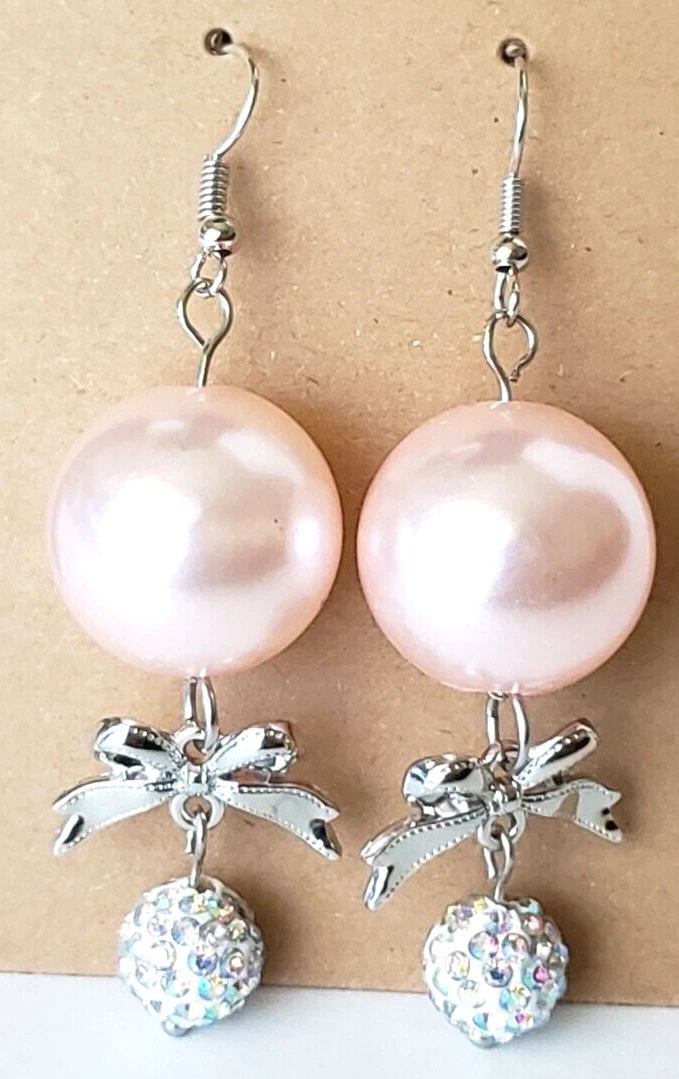 Blush clearance dangle earrings