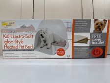 KNH electro, soft, igloo style heated pet bed