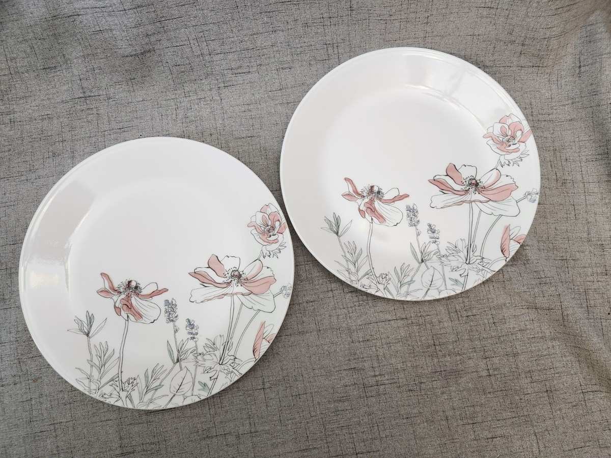 Corelle Poppy Print Set Corelle Poppy Print Dinner Plate –