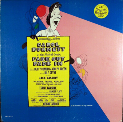 LP Jule Styne / Carol Burnett Also Starring Jack Cassidy Fade Out - Fade In (Or