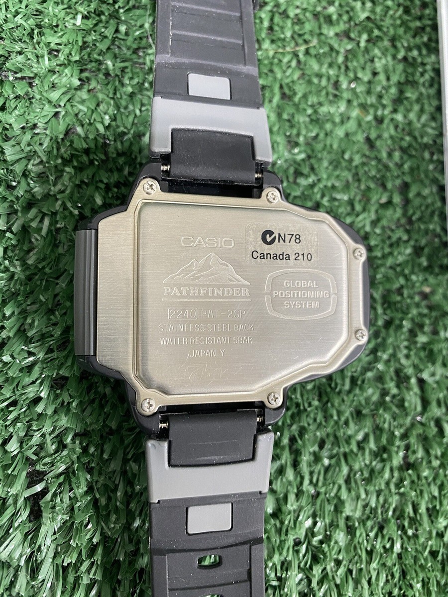 【動作不明】CASIO PROTREK PRT-2GP RARE CASIO Pathfinder (2240) PAT-2GP GPS DIGITAL Watch NO