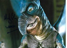 Andy Secombe "Star Wars" Autogramm signed 20x25 cm Bild 